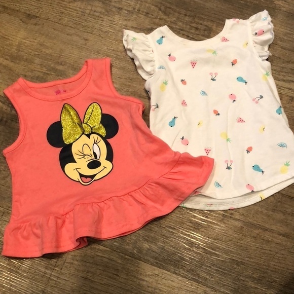 Disney and‎ Garanimals (2) Summer Tops - Picture 1 of 6